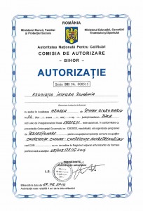 Autorizatie- competente antreprenoriale